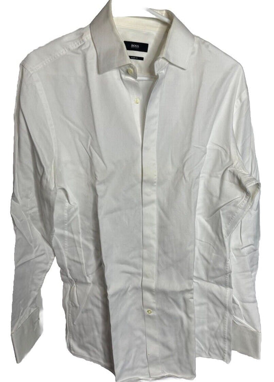 Hugo Boss Men's 15.5 32/33 Long Sleeve Button Up Dress Shirt