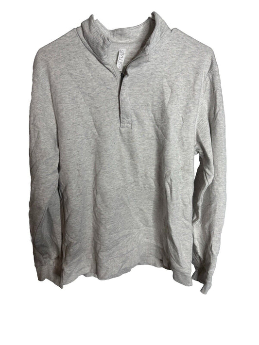 Pullover Mens Large Gray Southern Miss Long Sleeve 3/4 Zip Pullover