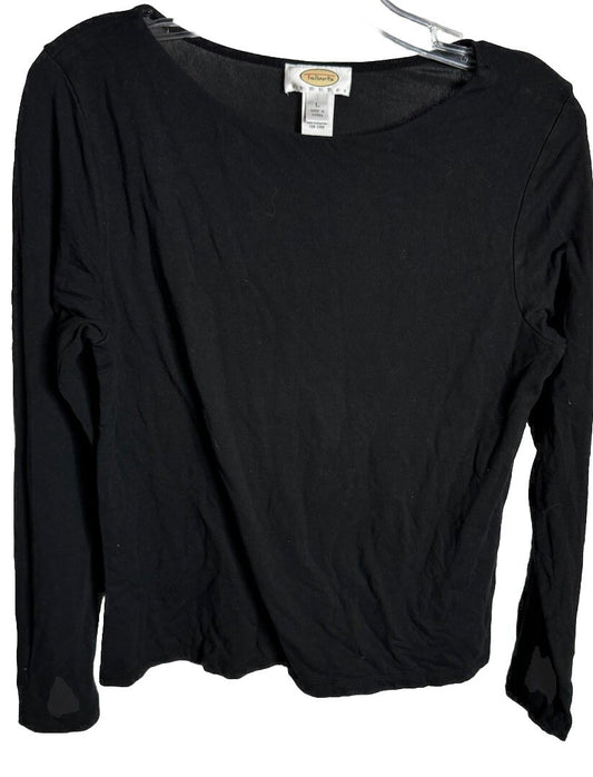 Talbots Petite Shirt Long Sleeve Size Large