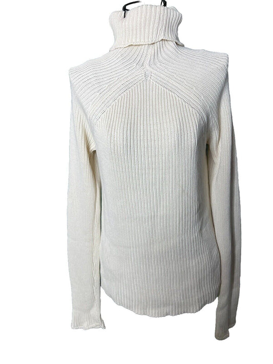 Zara Sweater Women Medium Oversized Turtleneck Knit Pullover