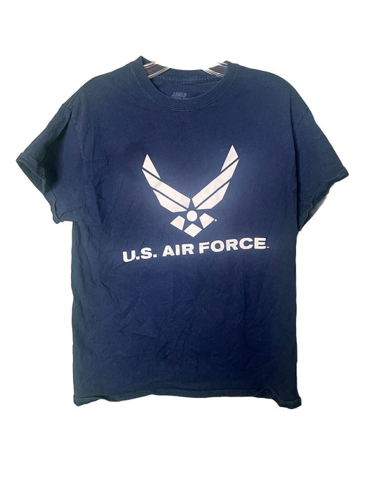 U S Air Force Shirt Large Tee Military Logo Fits Medium/ Some Stains
