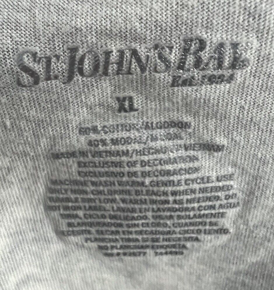 St. Johns Bay Shirt Womens XL Short Sleeve Cotton T-Shirt