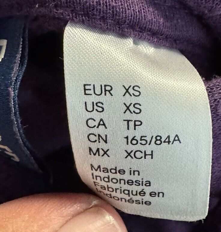 H&M Divided Men’s Nocturnal Universe Hoodie Sweatshirt Purple Graphic Pocket XS