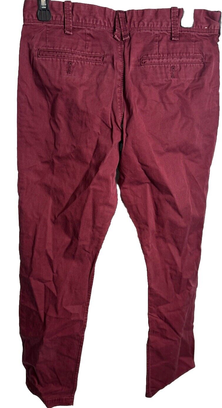 Express Pants Mens 29x30 Finn Slim Fit Chino Flat Front Casual