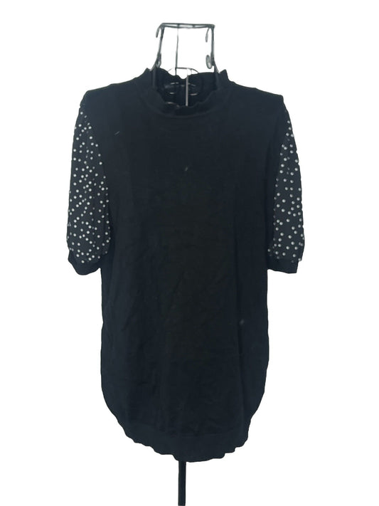 Women's Adrianna Papell  Black Par Top in Size Small
