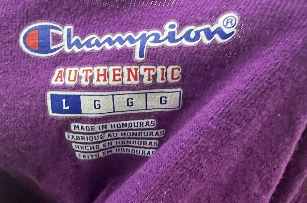 Champion Women's V-neck Tee T-shirt Long Sleeve