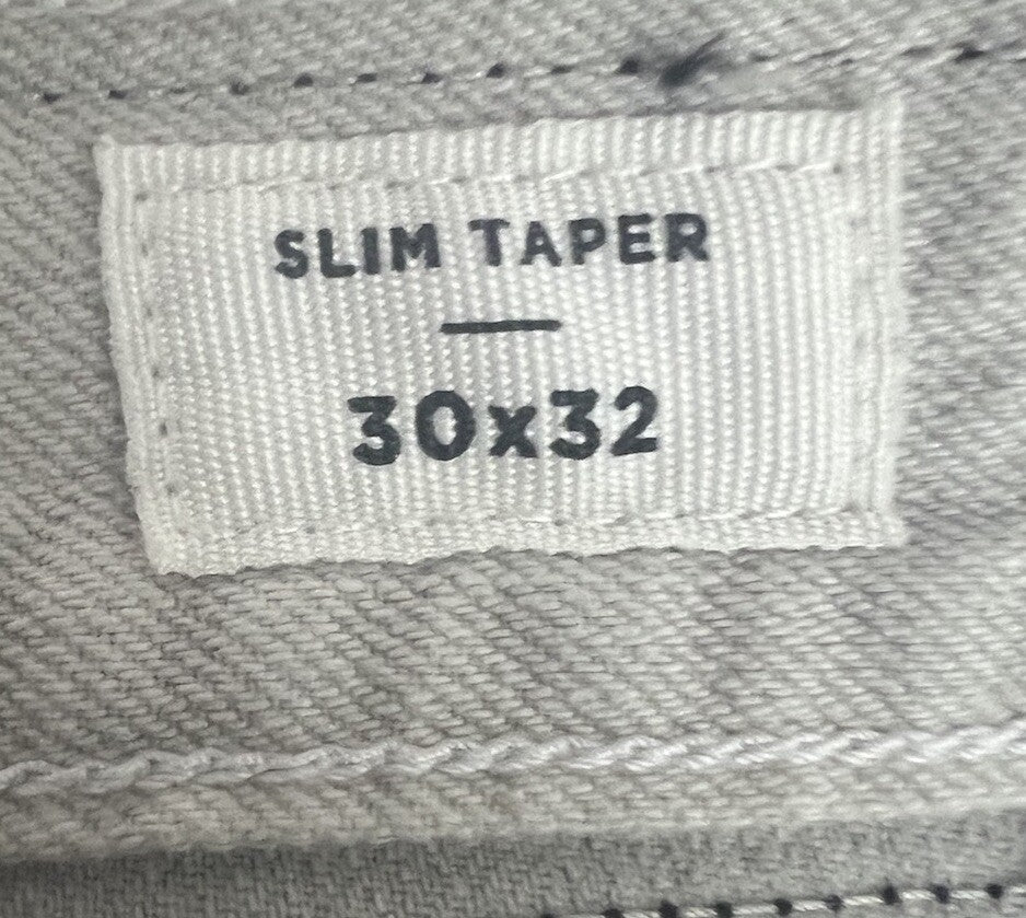 Pacsun Slim Taper Mens Mid Rise Stretch Jeans Size 30x32