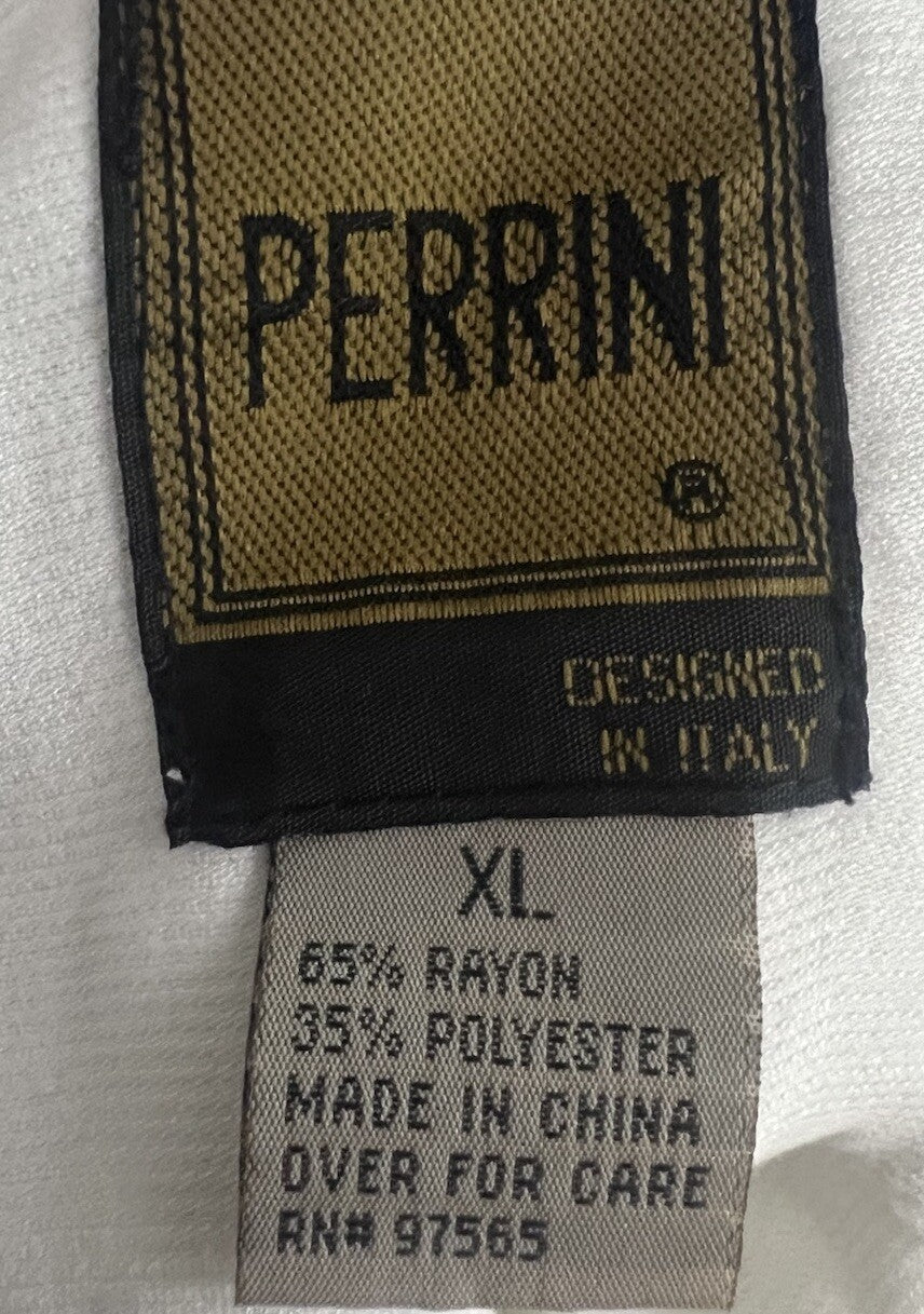 Perrini XL Button Up Long Sleeve Shirt