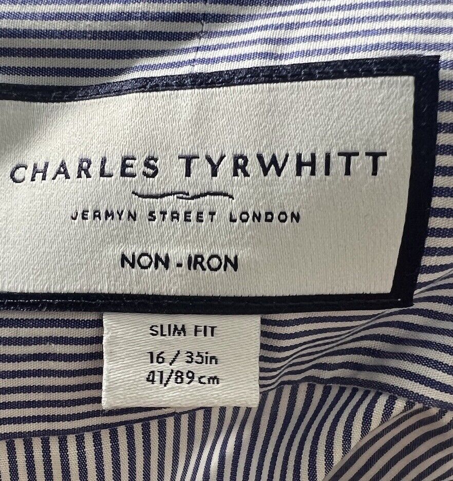 Charles Tyrwhitt Men's Button Down Shirt Size 16/35