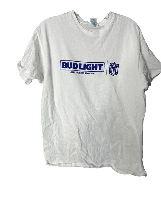 BUD LIGHT BEER NFL TEE T-SHIRT NEW XL