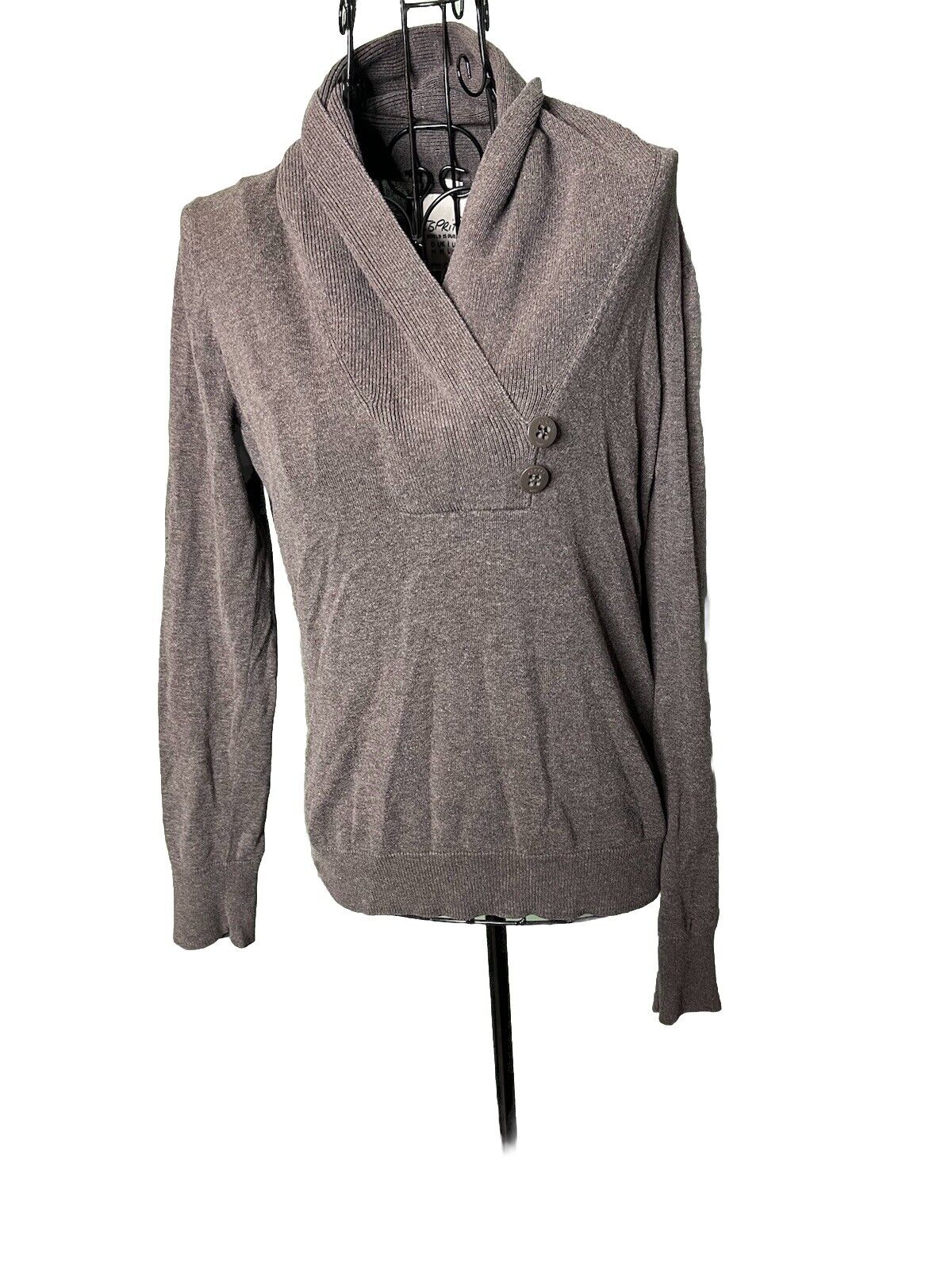 Esprit Sweater size medium knit casual warm pullover v-neck