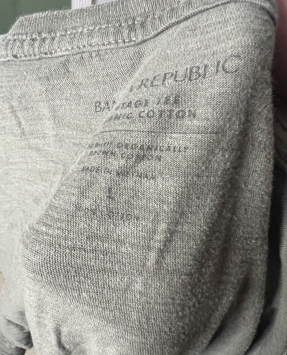 Banana Republic  Green Short Sleeve Cotton Blend T-Shirt Men's L Small 2 Holes