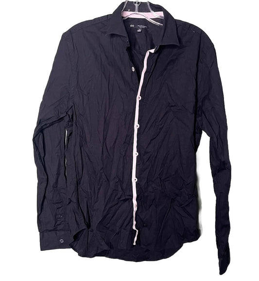 Saks Fifth Ave Men Shirt Size Small Long Sleeve