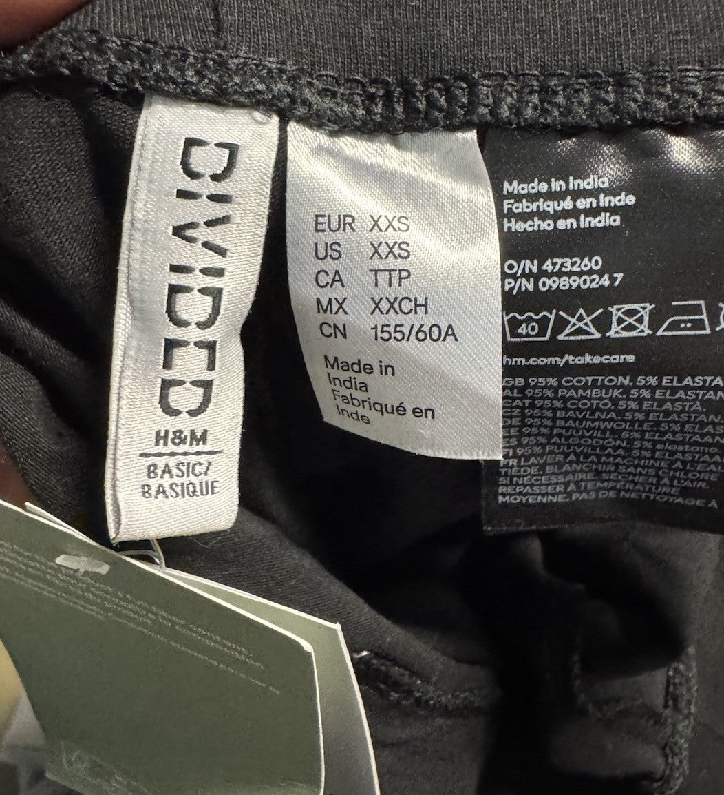 Divided XXS Leggings High Waist Slippery Tight Pants H & M