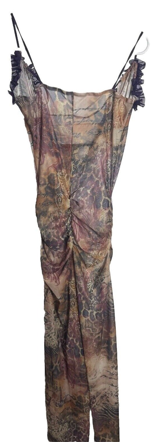 Casual Nights Womens Cotton Sleep Shirt Nightshirt Long Sleeve Floral Nightgown