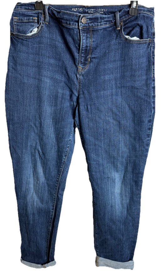 Old Navy Bootcut Jean Women's Size 14 Long Blue Mid Rise 5-Pocket