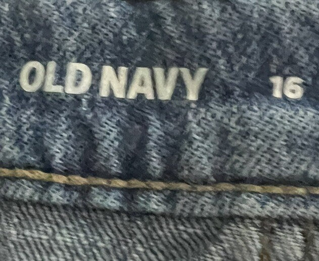 Old Navy Boys Sz 16 Jeans Original Taper Built-In Flex Adjustable Waist