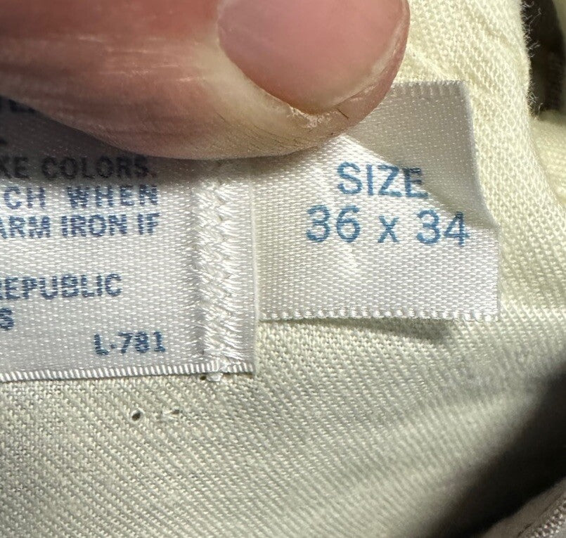 Perry Ellis Portfolio Men's Modern Stretch Resolution Dress Pants  36x34