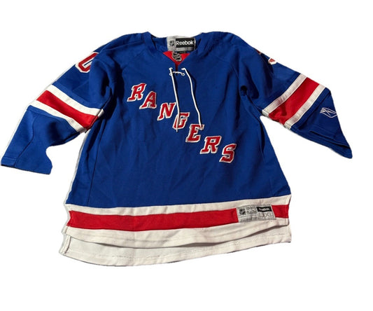 Reebok New York Rangers Henrik Lundqvist Hockey Home Jersey Youth Size L/XL