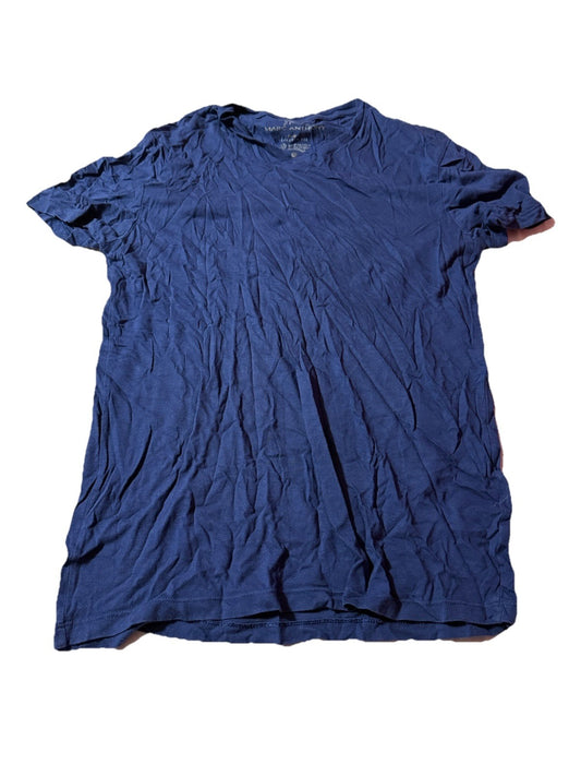 Marc Anthony Blue V-Neck T-Shirt Slim Fit S Short Sleeve Men’s Casual Tee