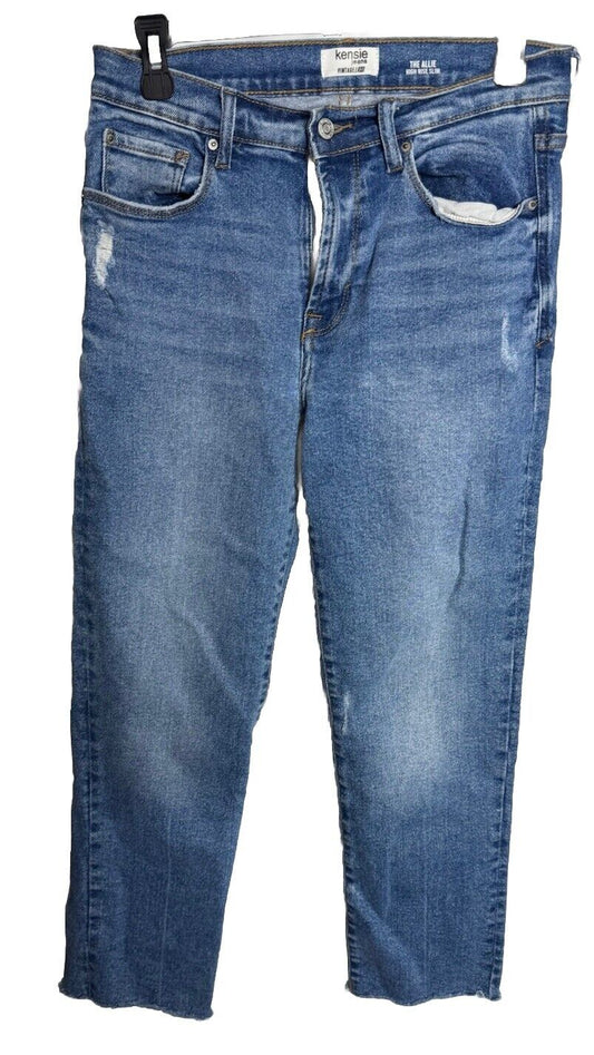 Kensie Jeans Skinny Leg Women's 8/29 Blue Dark Wash Denim Mid Rise