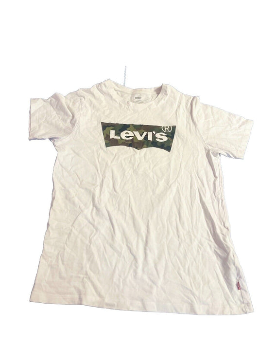 Levi's Men's Camo Batwing Logo-Print T-Shirt - Bennet Camo White Small