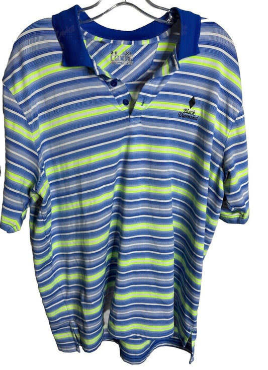 Under Armour Men's Adult Size XL Polo Loose Heatgear Golf Polyester