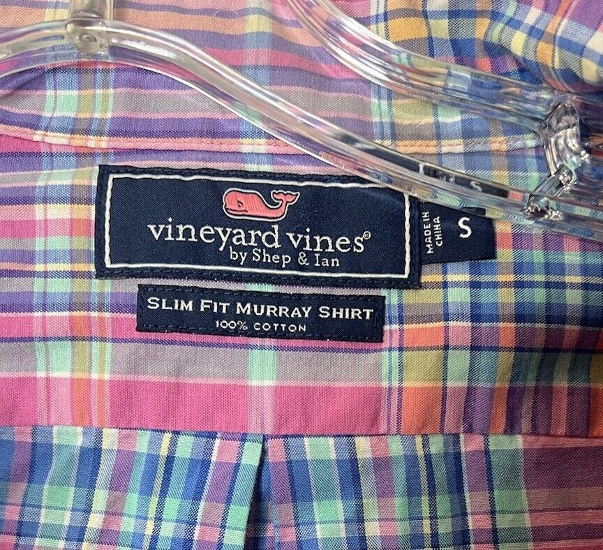 Vineyard Vines Men's Size Small Slim Fit Button Up Shirt