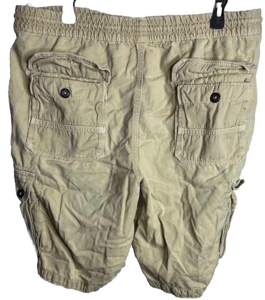 American Eagle Extreme Flex Shorts Mens L  Elastic Waist Stretch