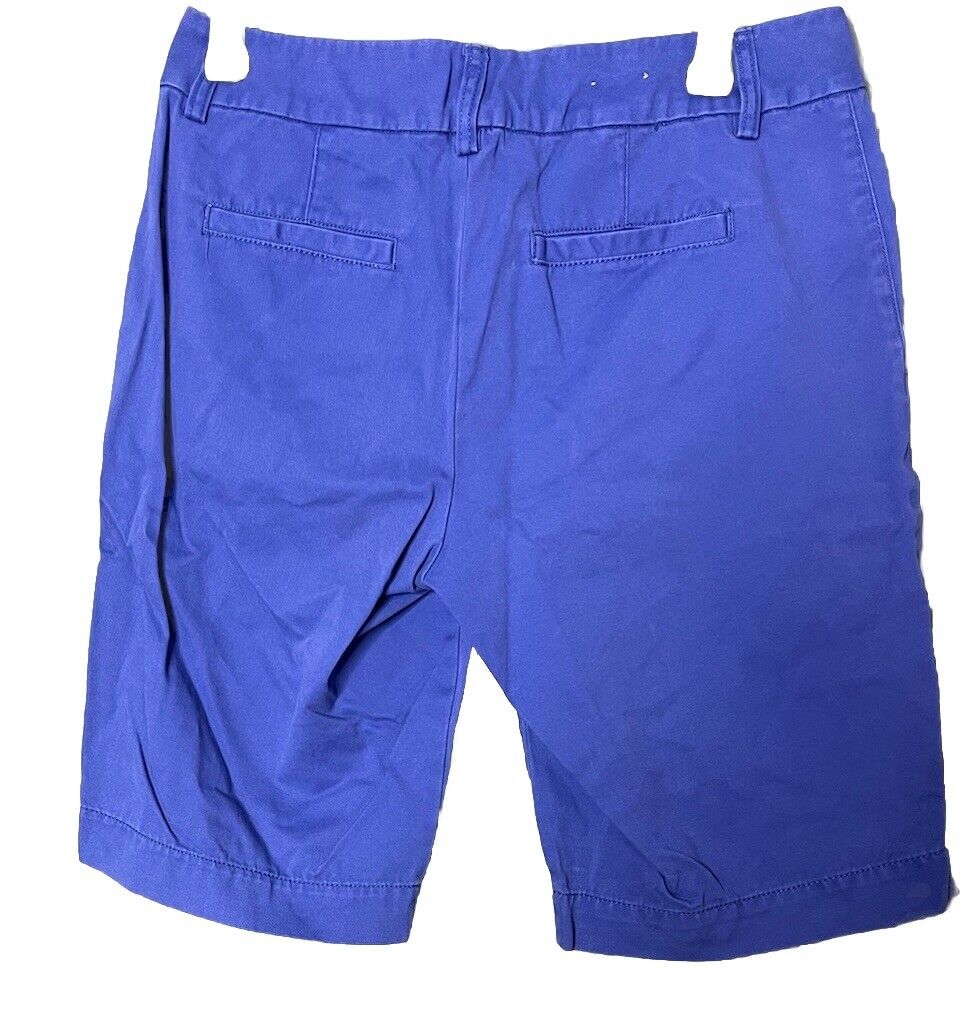 G.H. Bass & Co. Womens Flat Front Casual Chino Shorts Size 6