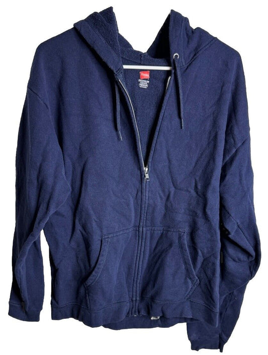 Hanes EcoSmart Men's Full-Zip Fleece Hoodie Medium