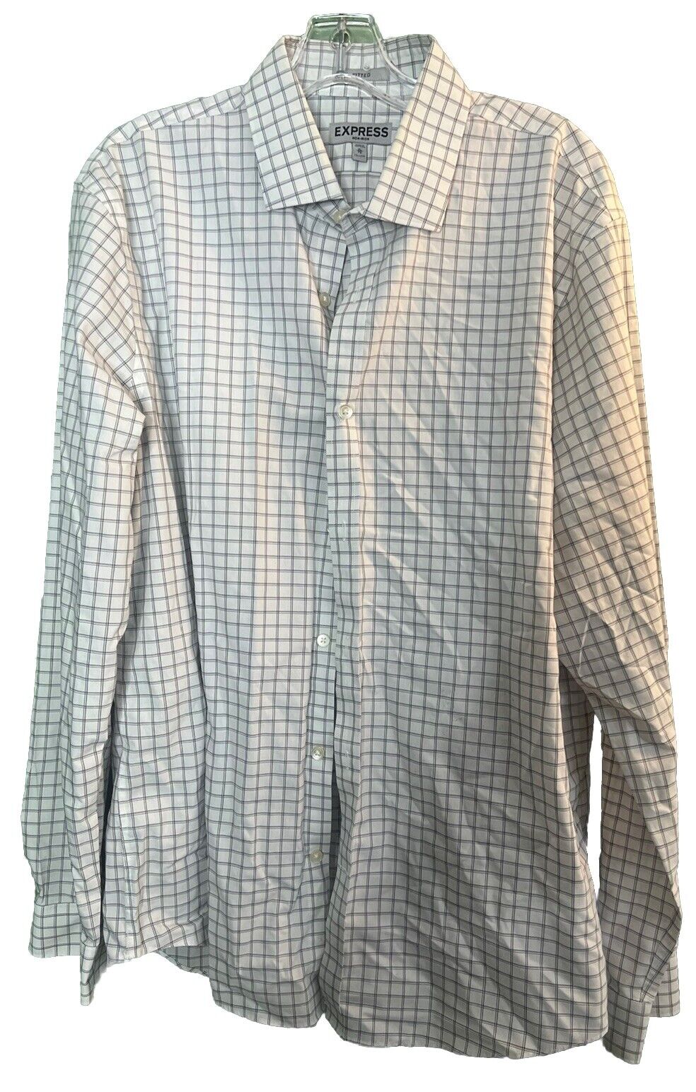 Express Men’s XL (17-17.5) Button Down Shirt New