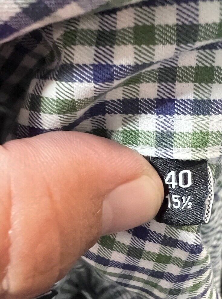 Van Heusen Studio Shirt Mens 15.5  Long Sleeve Button Down