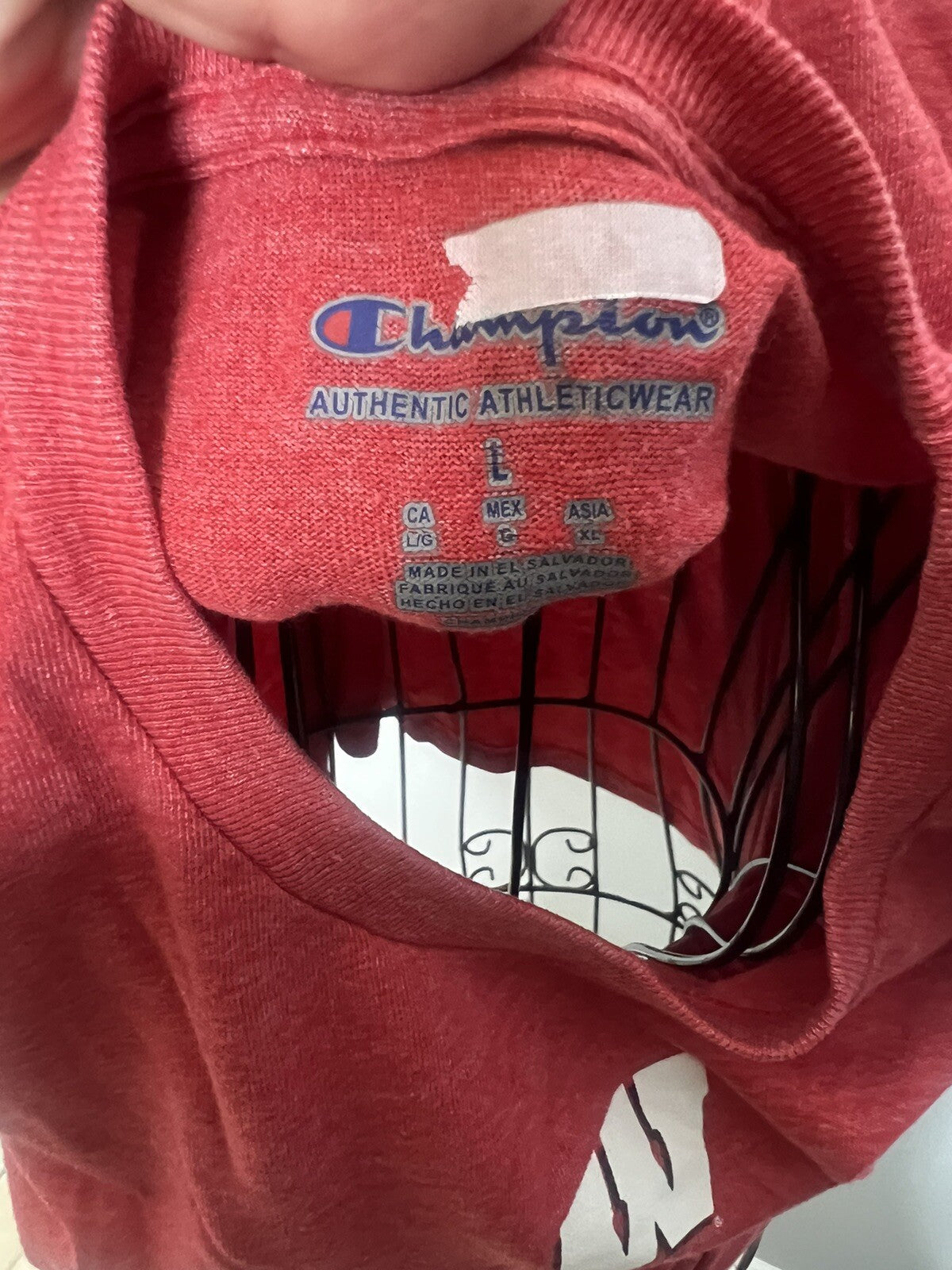 Wisconsin Badgers T Shirt Mens Size L Red NCAA