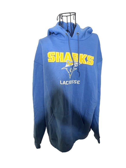 Champion Sweatshirt  Large Blue Long Sleeve Hoodie