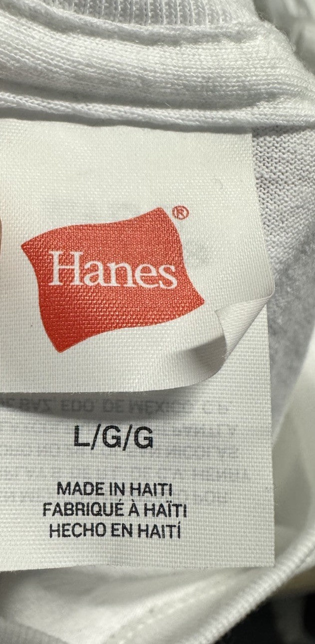 Coca Cola Short Sleeve Hanes White T Shirt Large