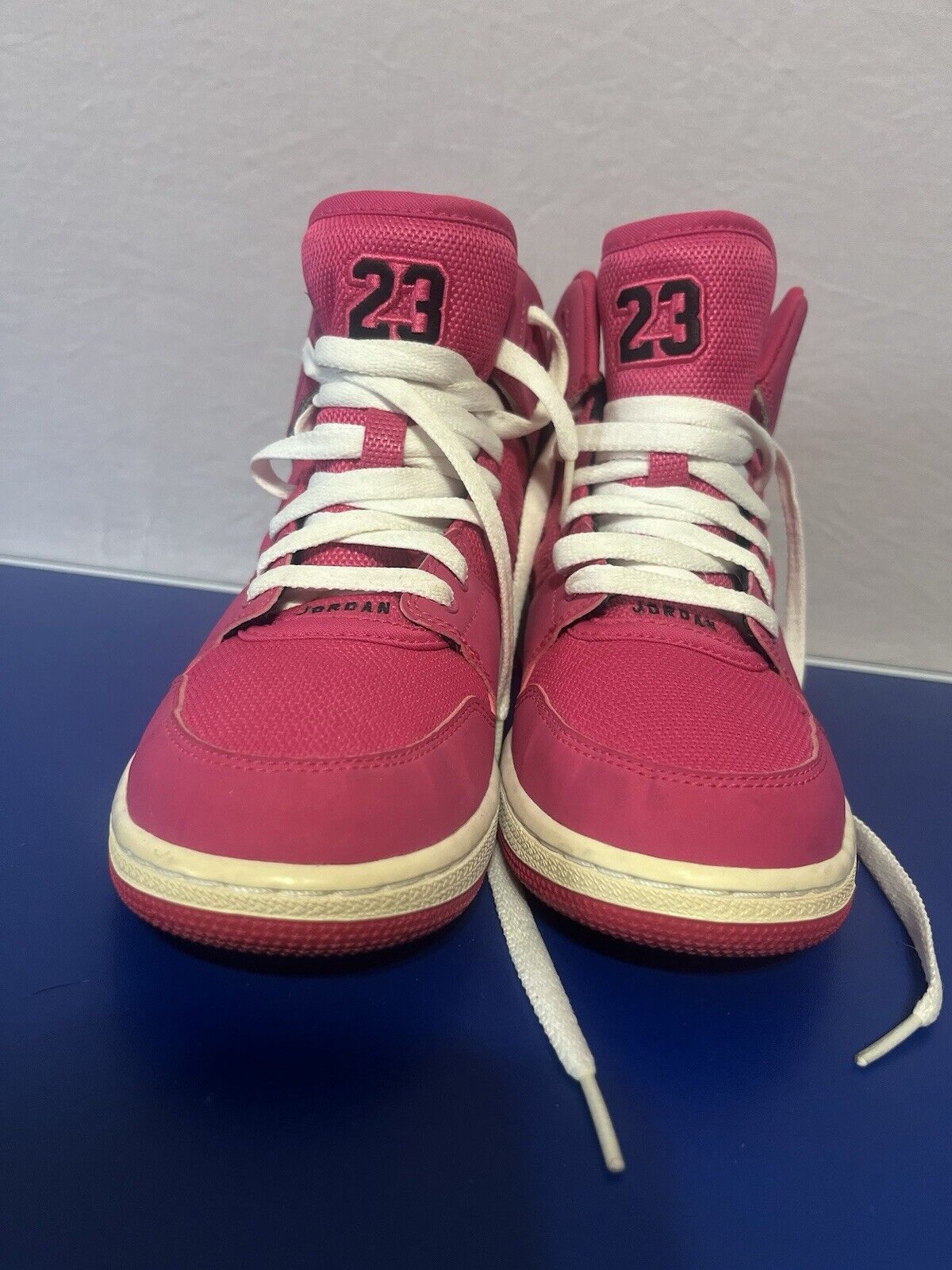 NIKE AIR JORDAN PINK, 6.5Y, Leather Shoes, Jordans, Rare Find Read Description