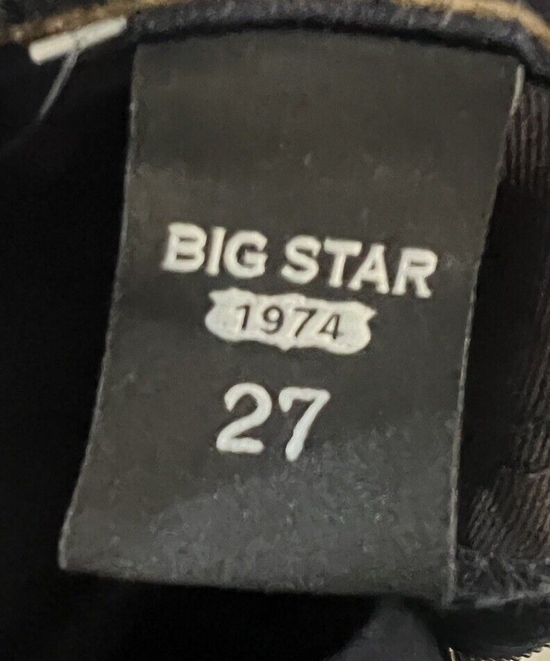 Big Star jeans womens size 27 low rise bootcut blue medium wash