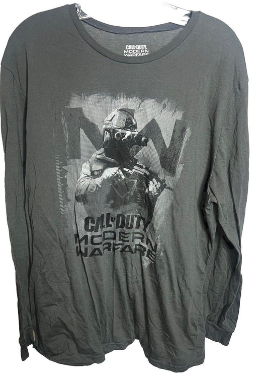 Call of Duty Modern Warfare Men T-Shirt XL  Graphic Long Sleeve Tee