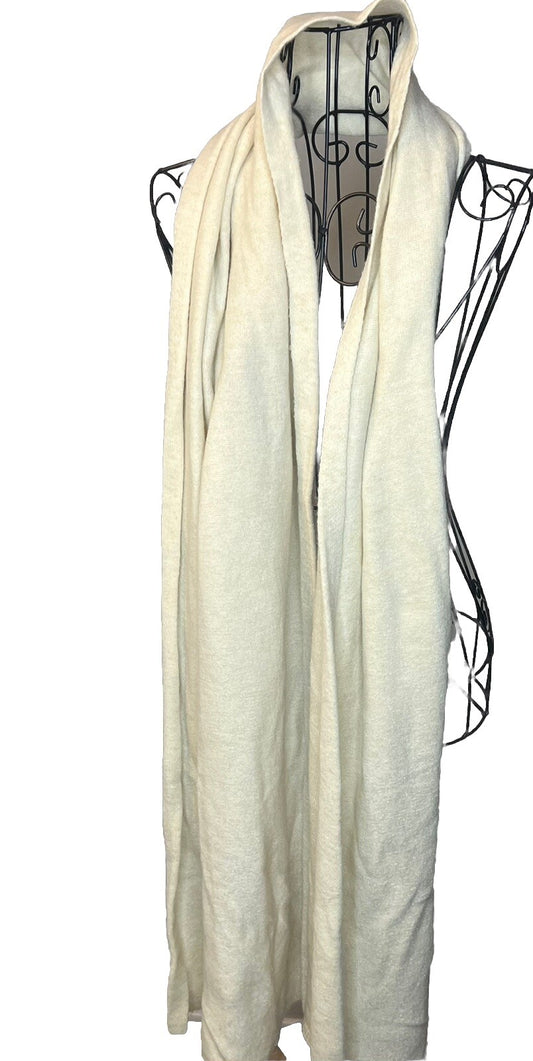 Zara Women White Scarf One Size