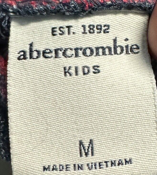Abercrombie Fitch Boy's Hoodie Shirt Medium Gray
