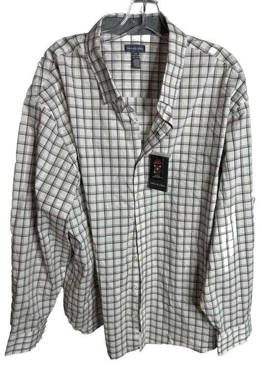 Van Hussen button down Size 2TG/2XG 19-19.5