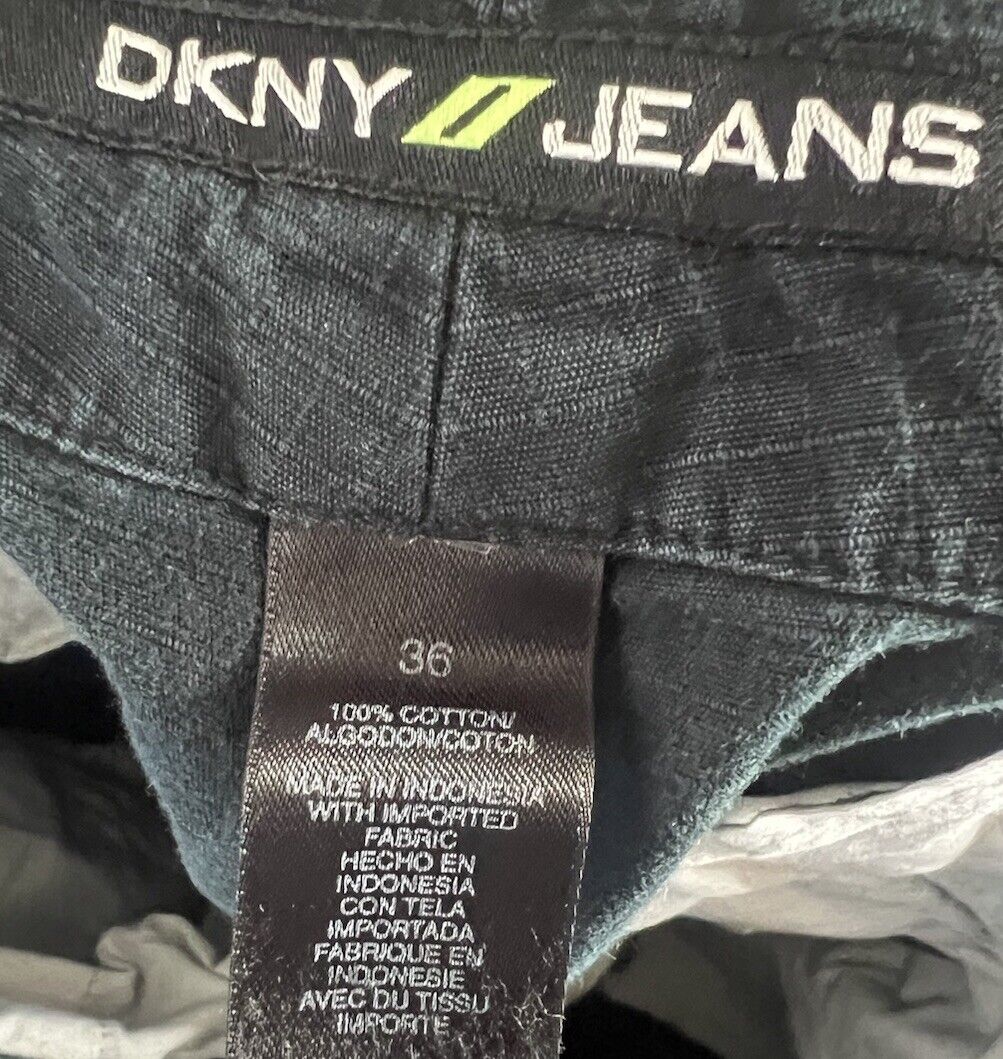 DKNY Cargo Shorts Men's Size 36 Heavyweight Casual Logo Pocket