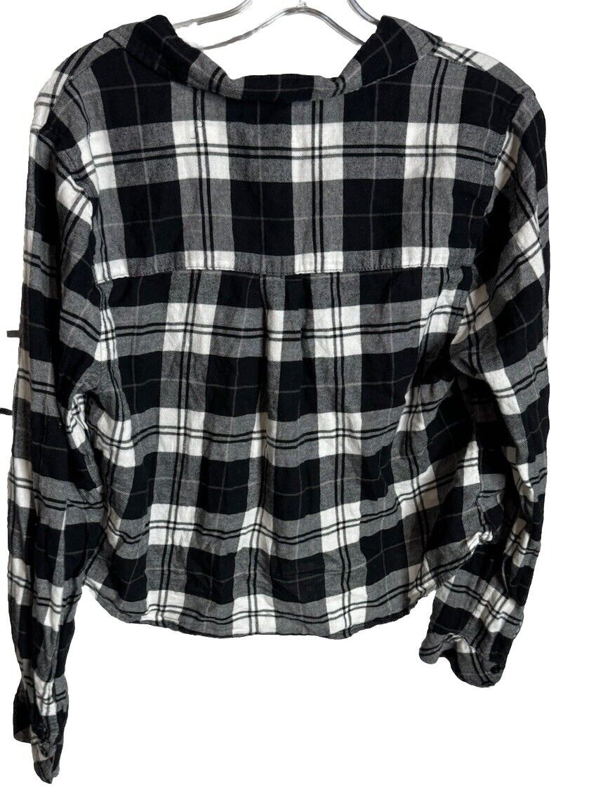 Womens Plaid Flannel Button Down Shirt Forever 21 Size XL