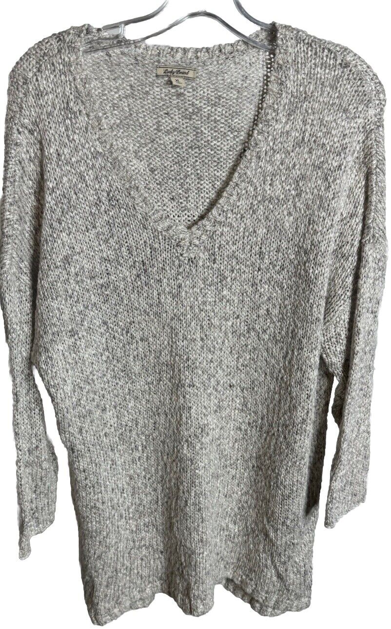 Lucky Brand Sweater Womens XL Knit Long Sleeve Casual Layered Shirt