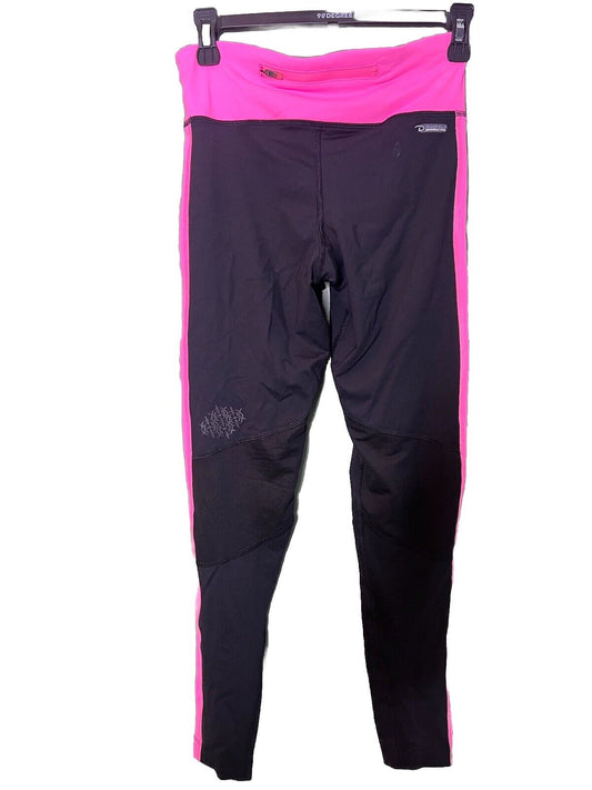 Champion Performance Vapor Technology Black And Pink Leggings Women's Size S