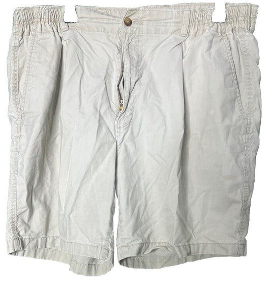 Men's Bay to Bay  w/partial Elastic Waistband Chino Shorts Size 38