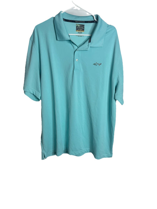 Greg Norman Play Dry Short Sleeve Polyester Performance Polo Shirt Mens 2XL