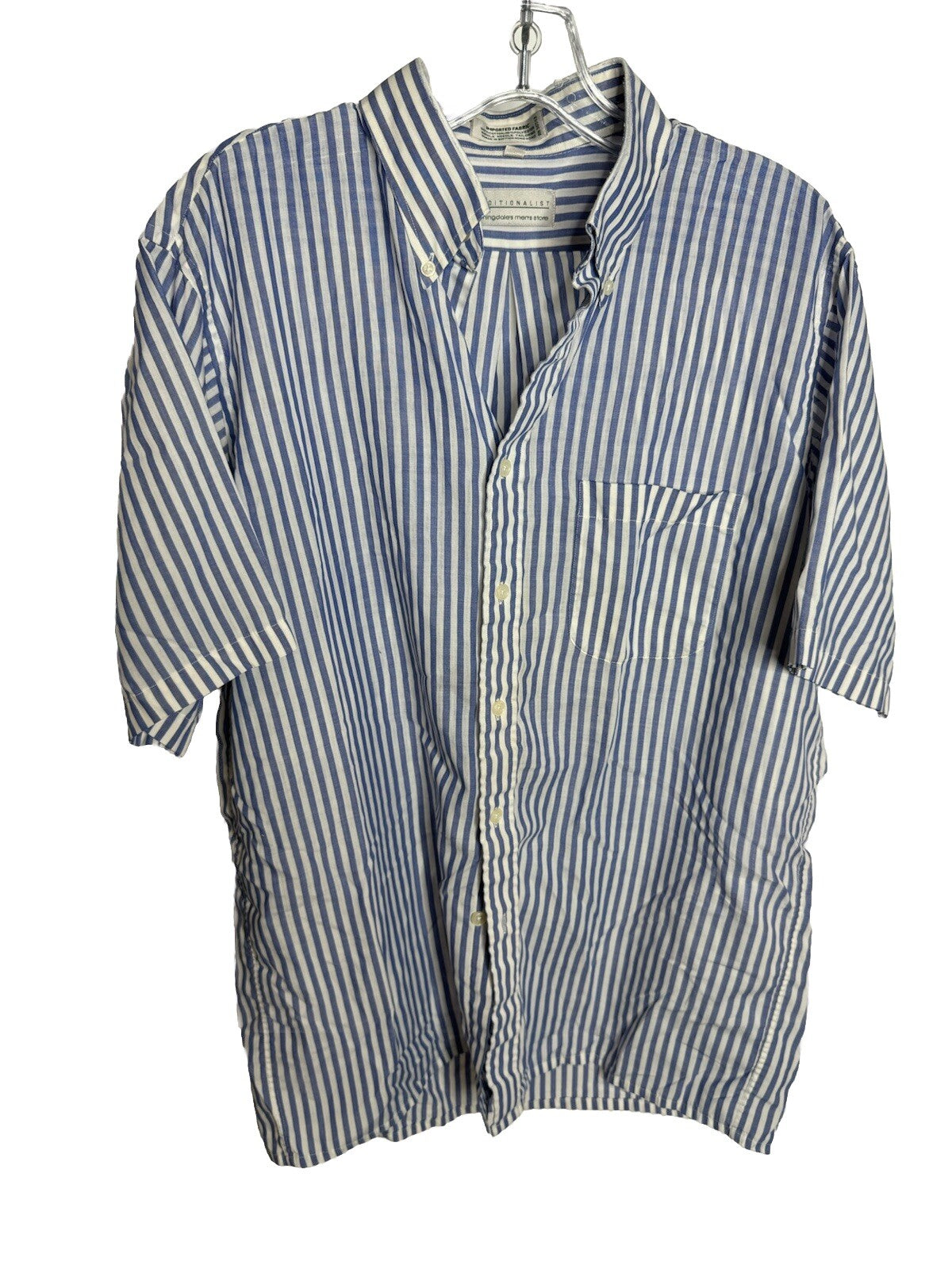 Vintage Bloomingdales Shirt Mens Large Button Up Traditionalist
