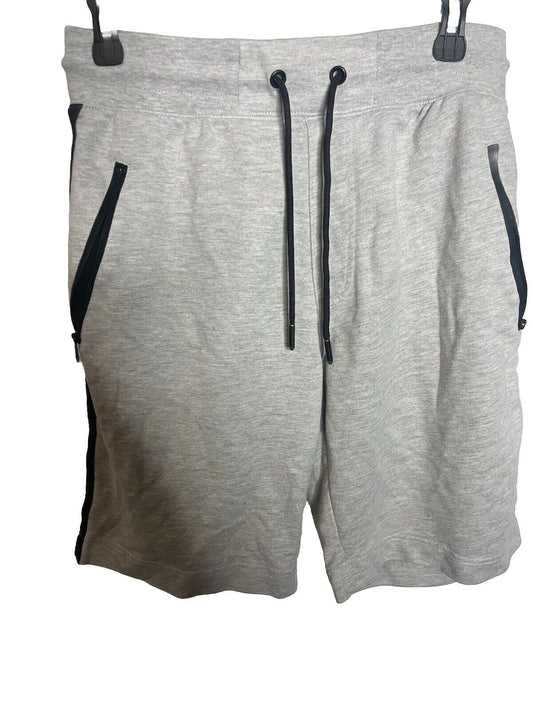 CSG Men’s Medium Gray Knit Shorts -Athletic Wear, Comfort Fit”